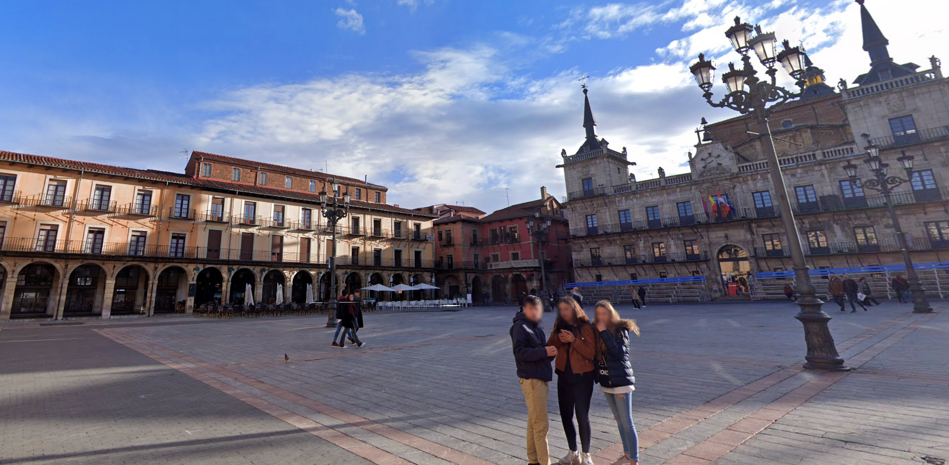 Plaza Mayor by Google Earth