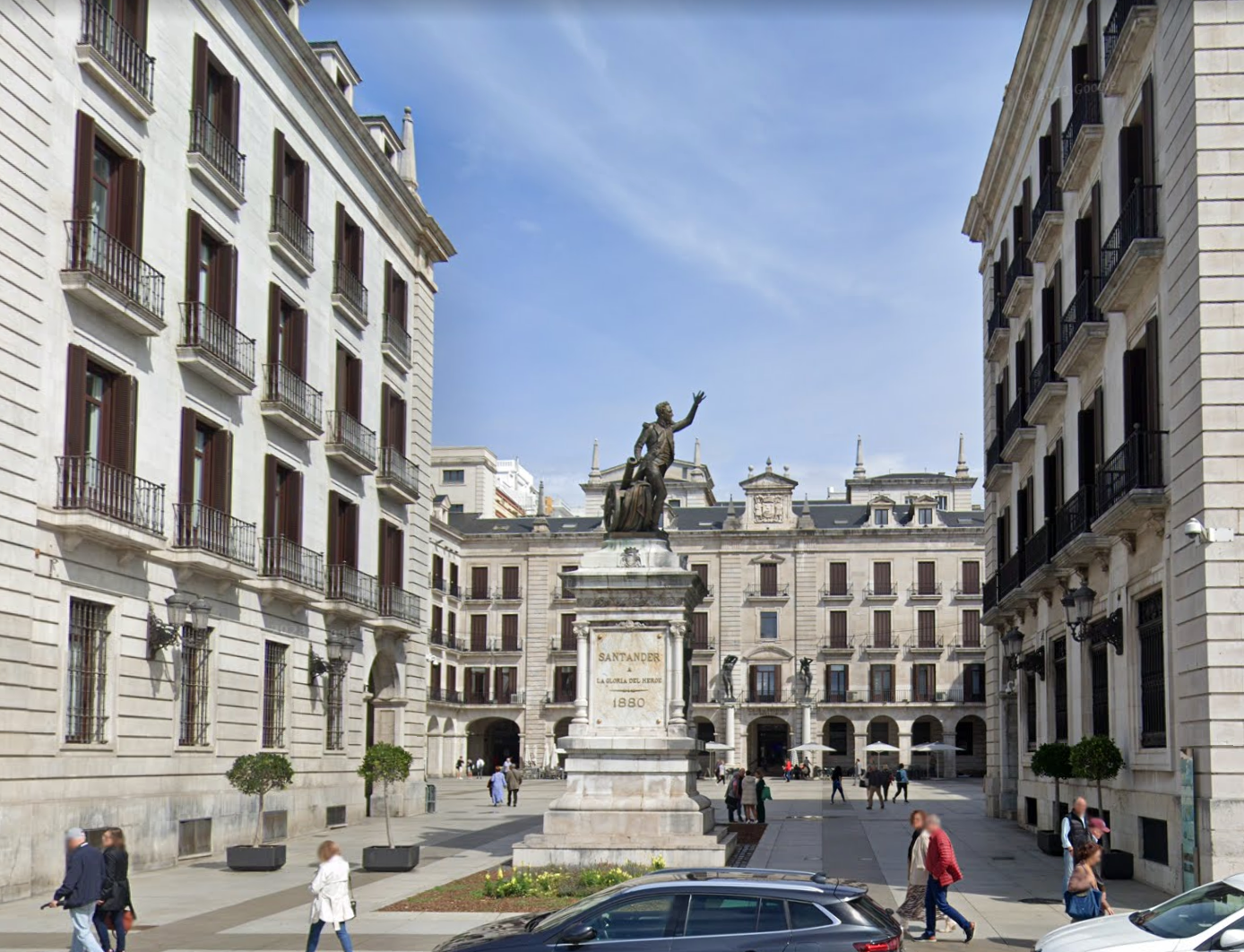 Plaza Porticada by Google Earth