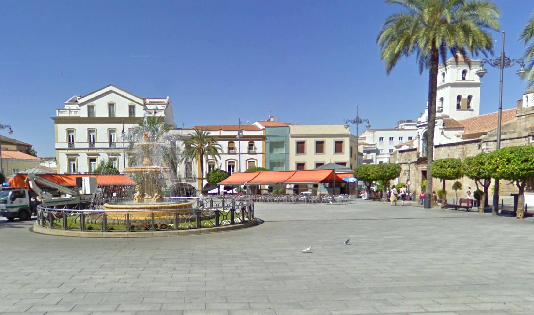 Plaza de España by Google Earth