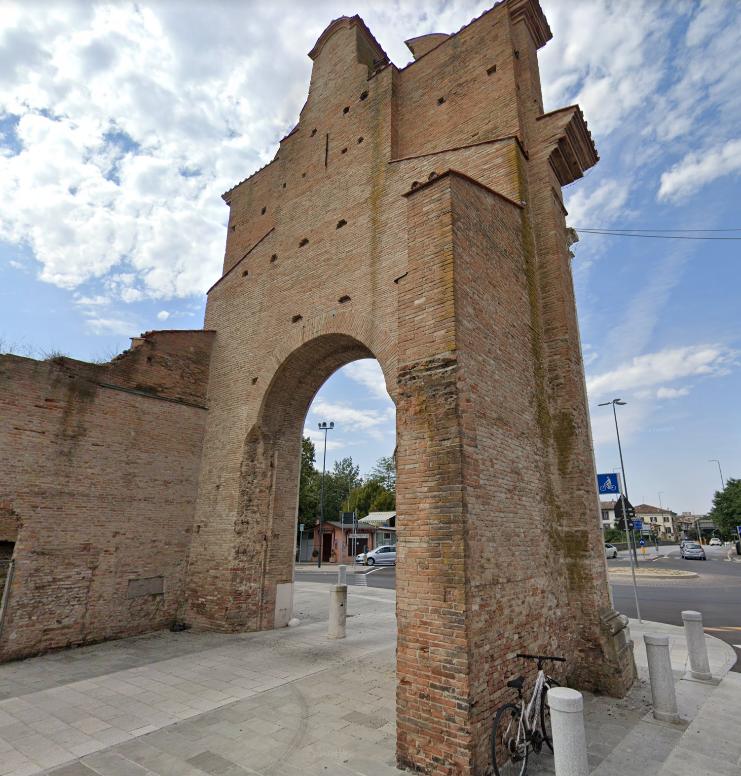 Porta Schiavonia by Google Earth