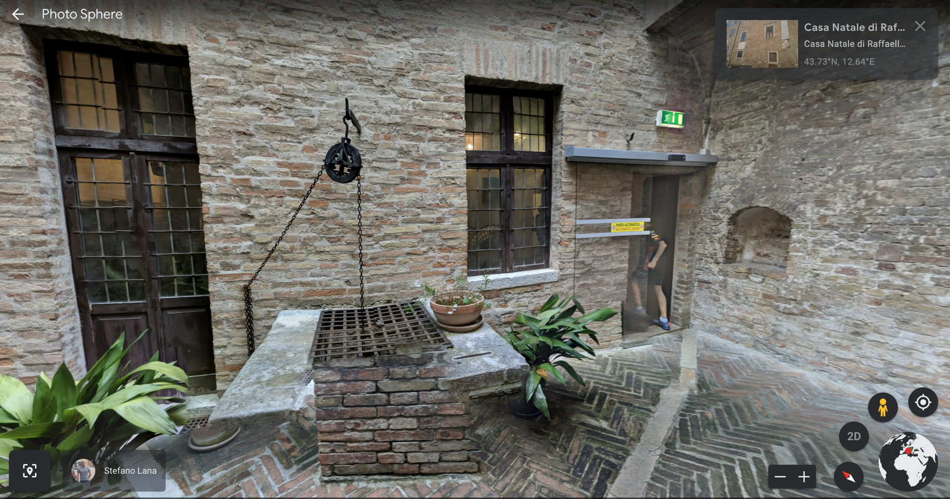 Raphael’s House by Google earth