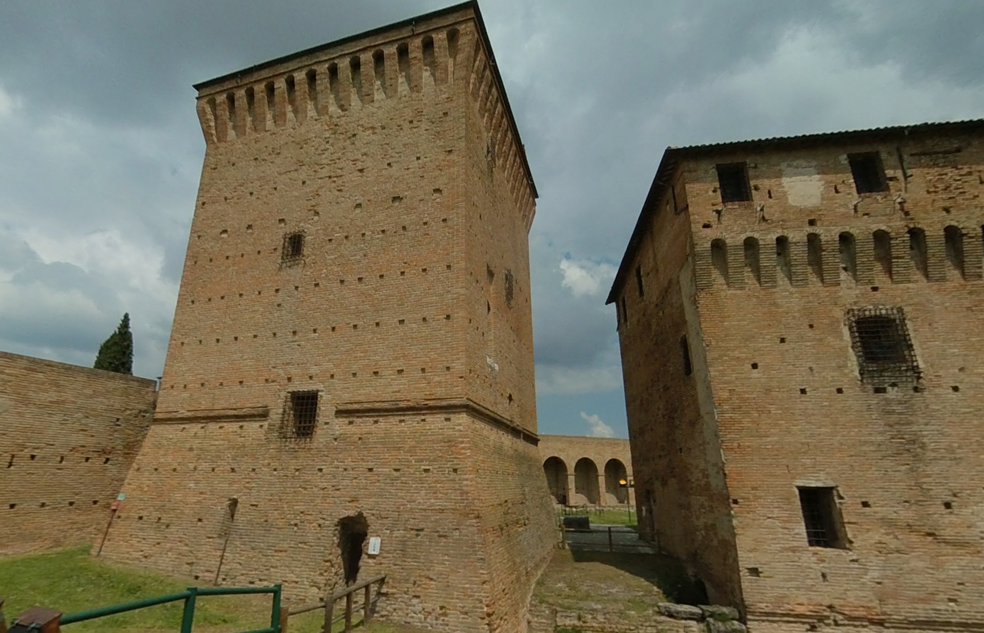 Rocca Malatestiana by Google Earth