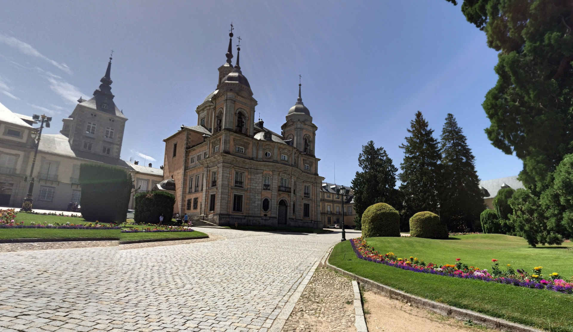 Royal Palace of La Granja of San Ildefonso by Google Earth