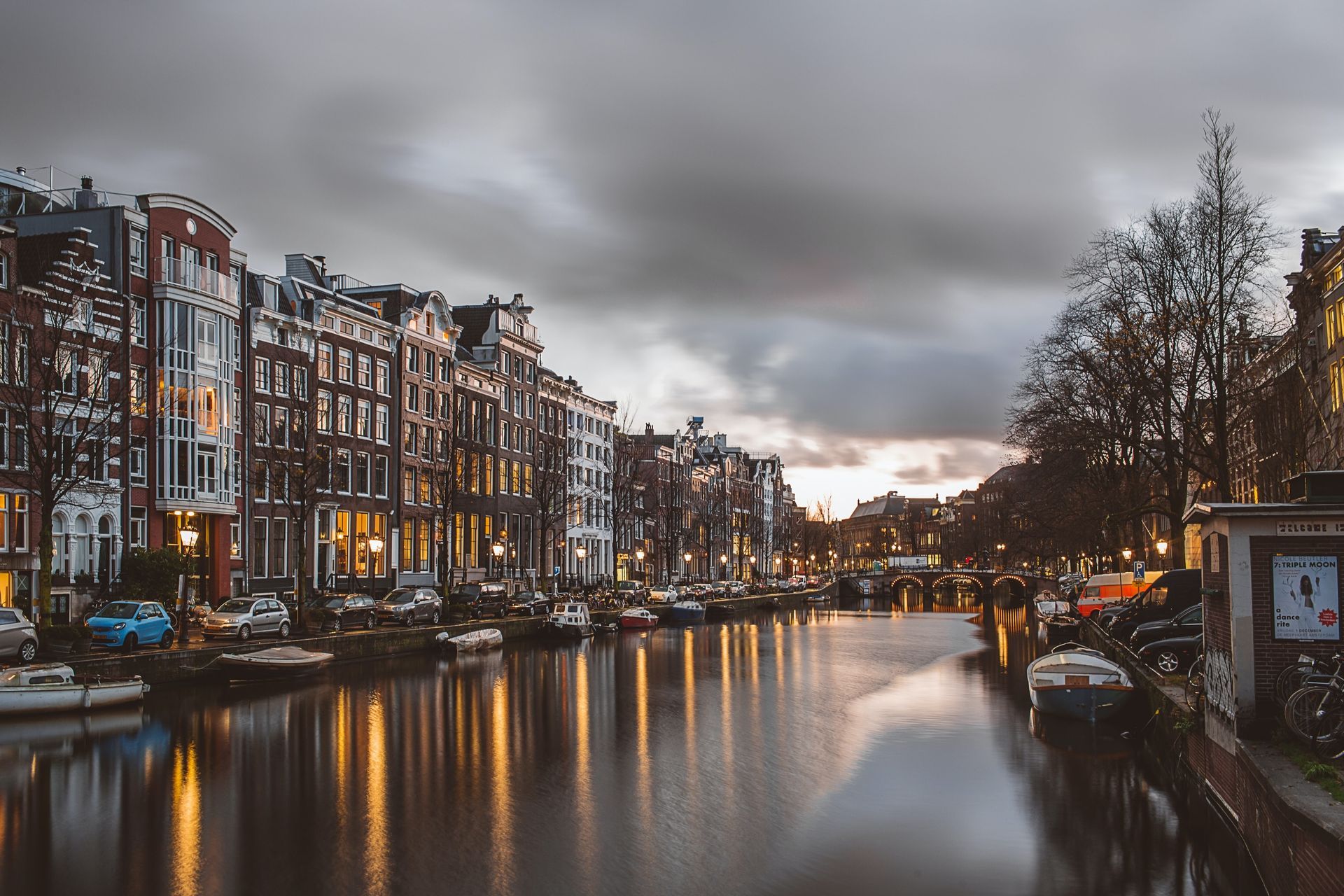 Sailing through Amsterdam's iconic canals