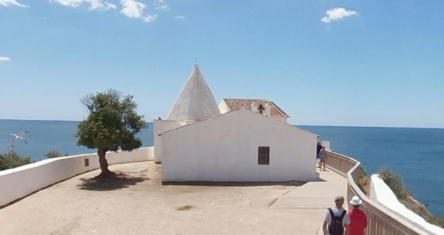 Senhora da Rocha Chapel by Google Earth