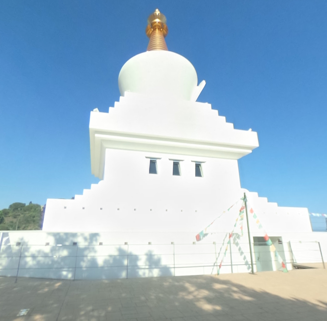 Stupa of Enlightenment Benalmádena by Google Earth
