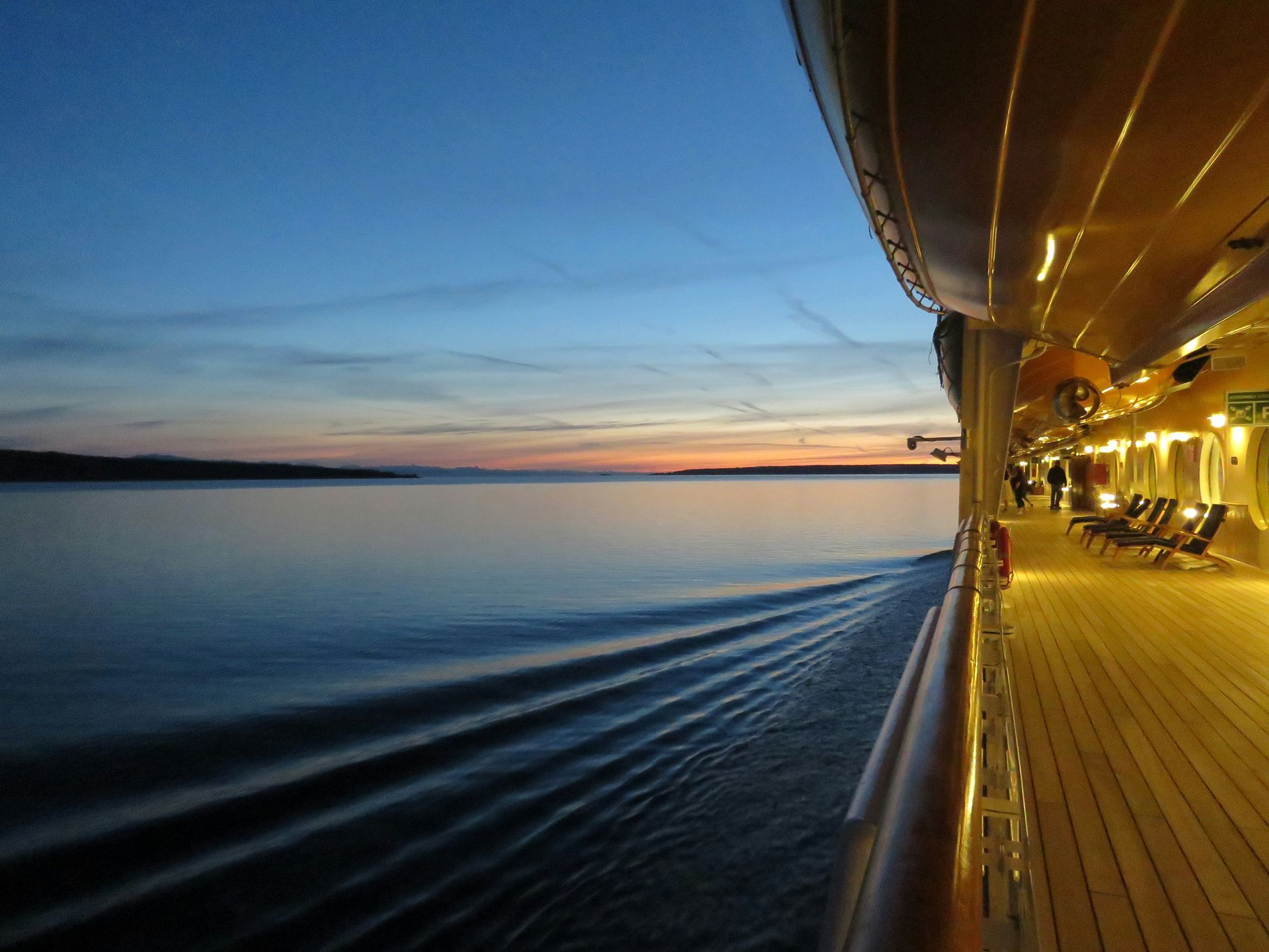 Sunset cruising