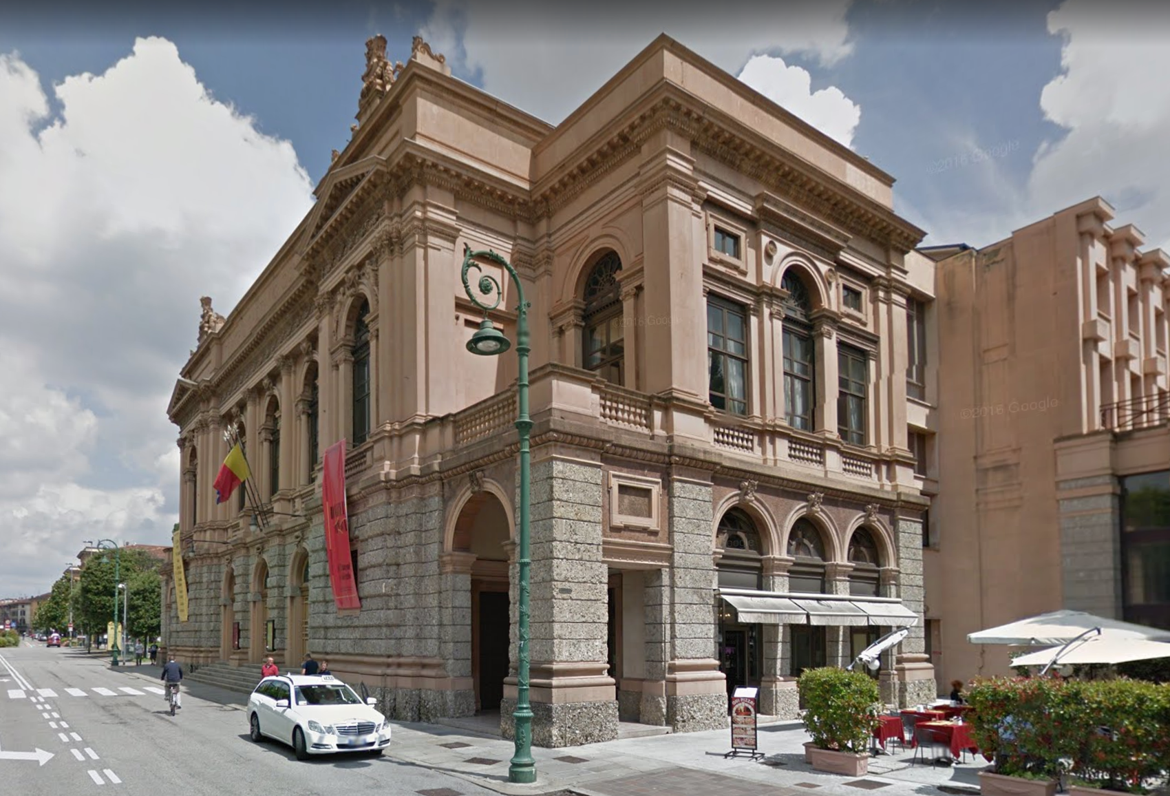 Teatro Donizetti by Google Earth
