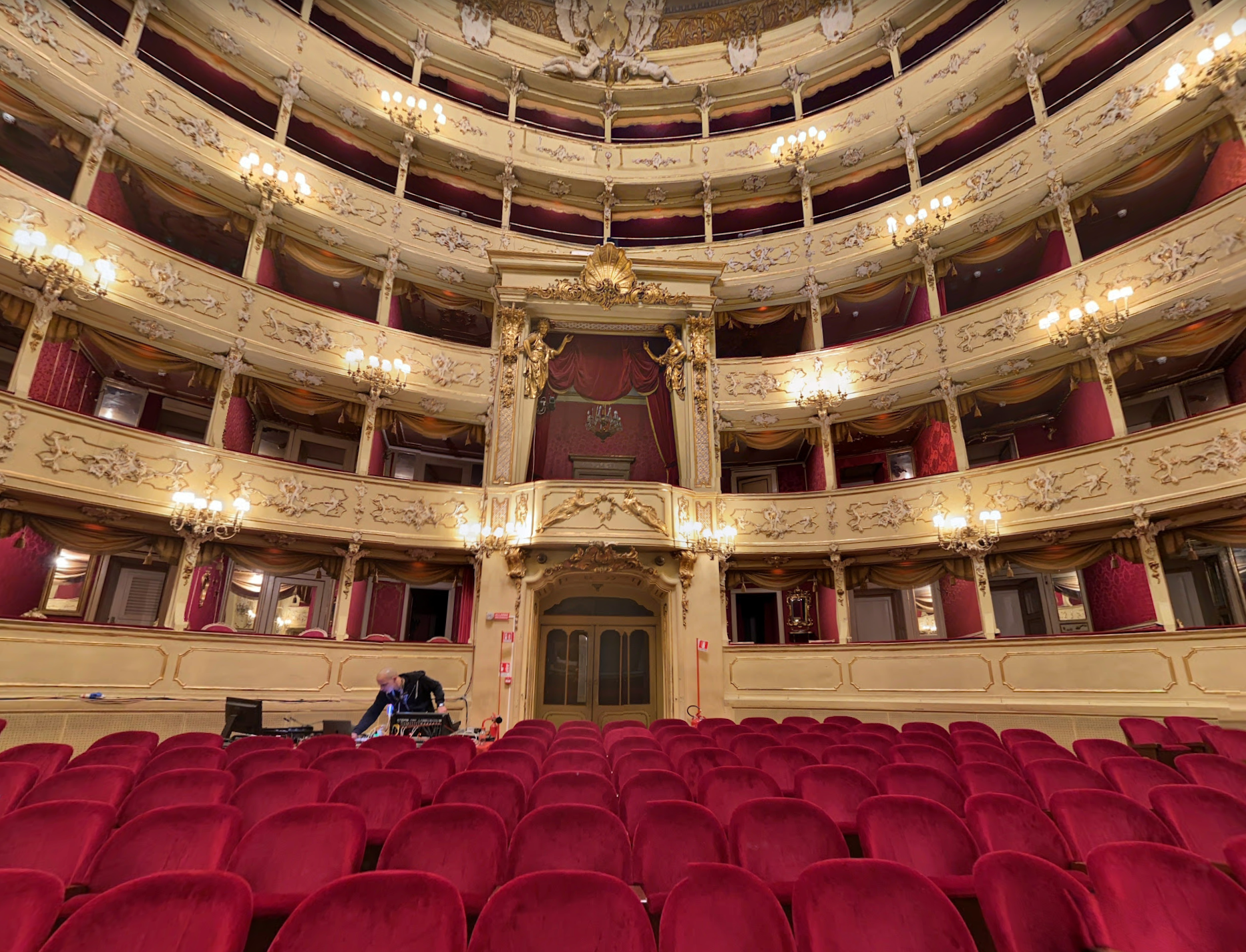 Teatro Sociale by Google Earth