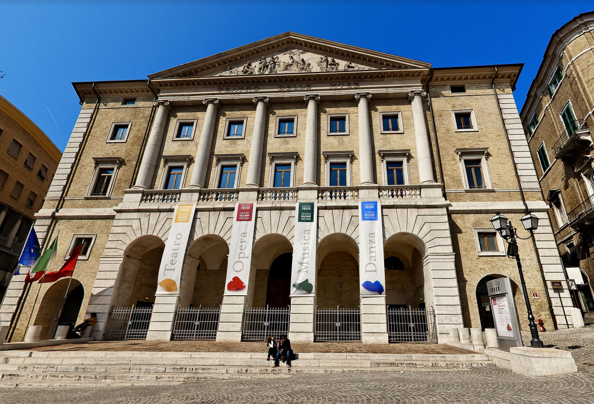 Teatro delle Muse by Google Earth