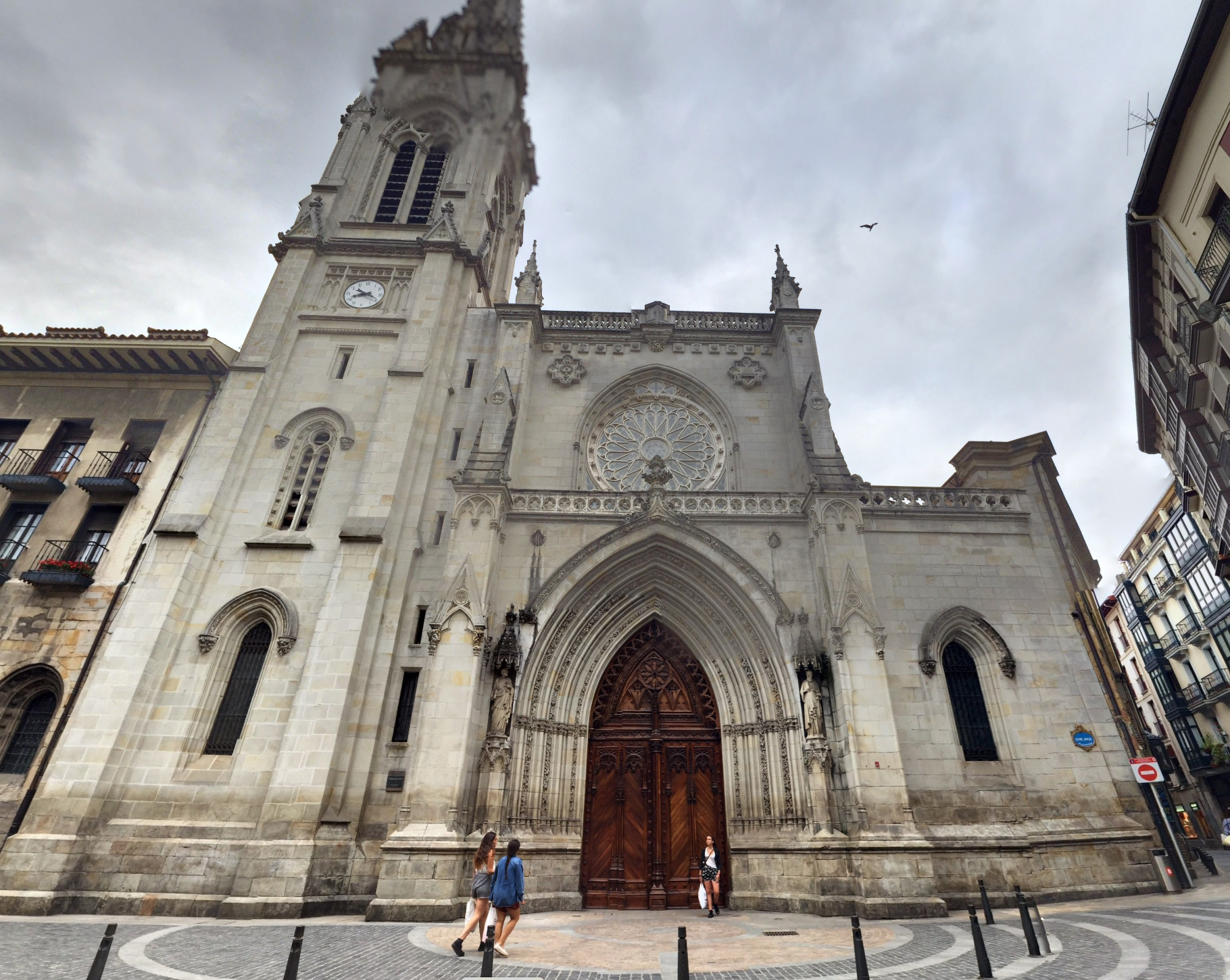 The Cathedral of Santiago in Bilbao by Google Earth