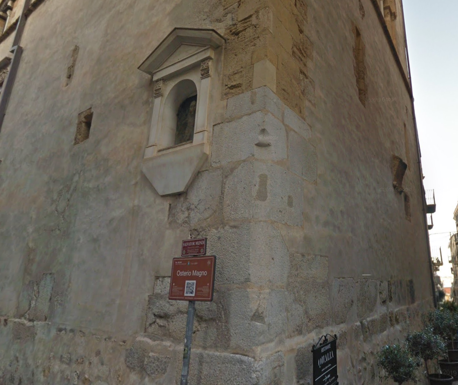 The Osteria Magno by Google Earth