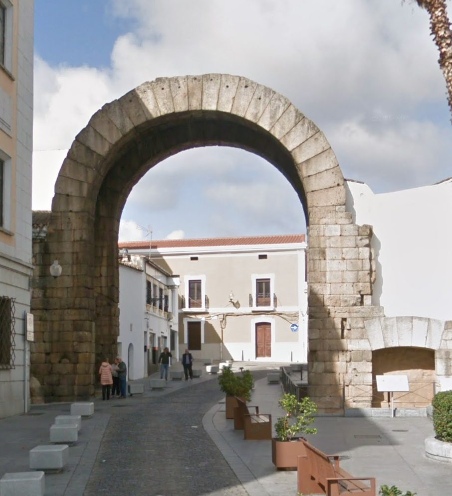 Trajan Arch by Google Earth