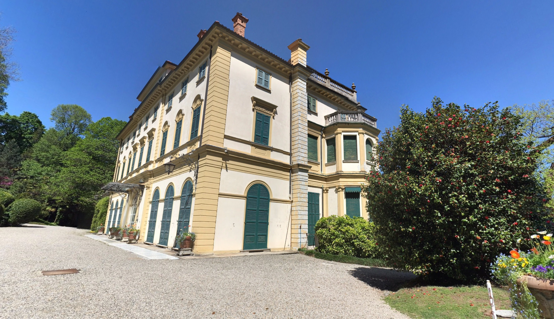 Villa Pallavicino by Google Earth