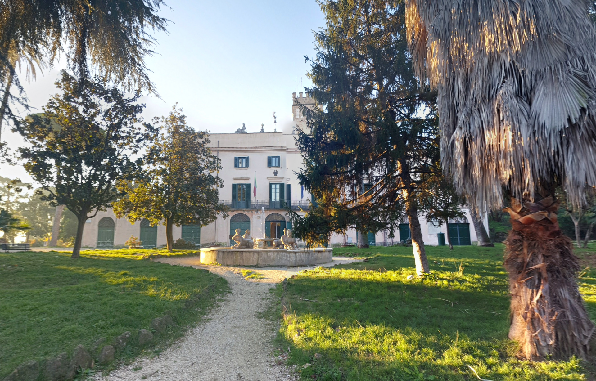 Villa Sciarra by Google Earth