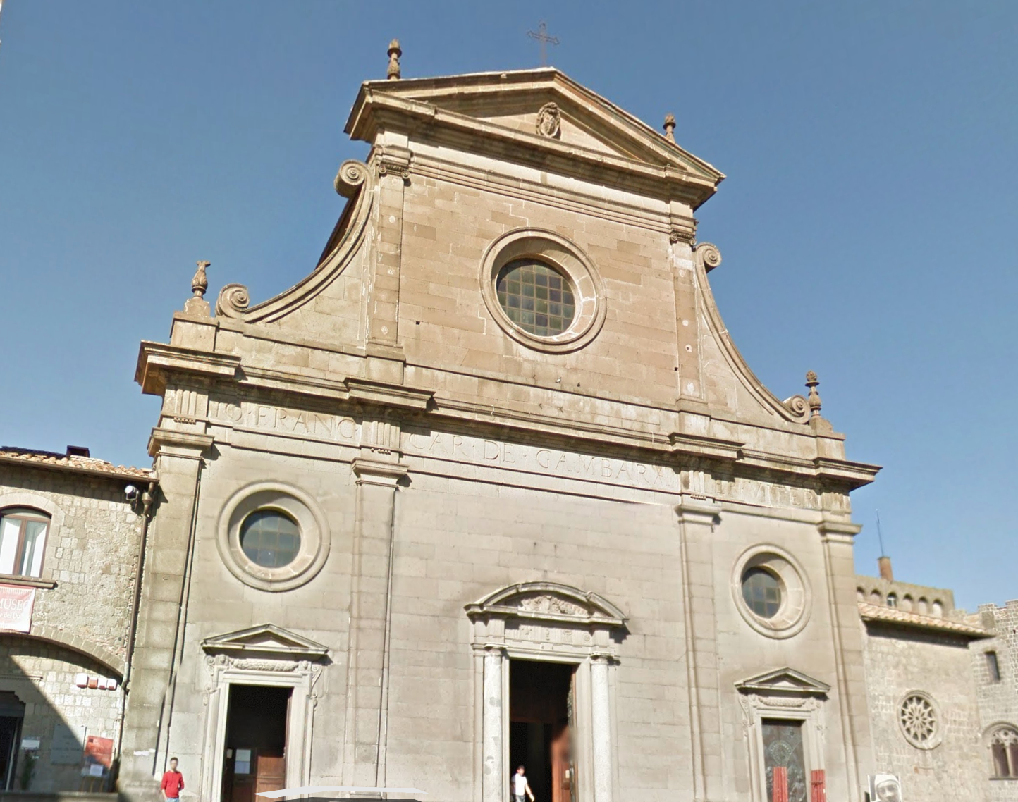 Viterbo Cathedral by Google Earth