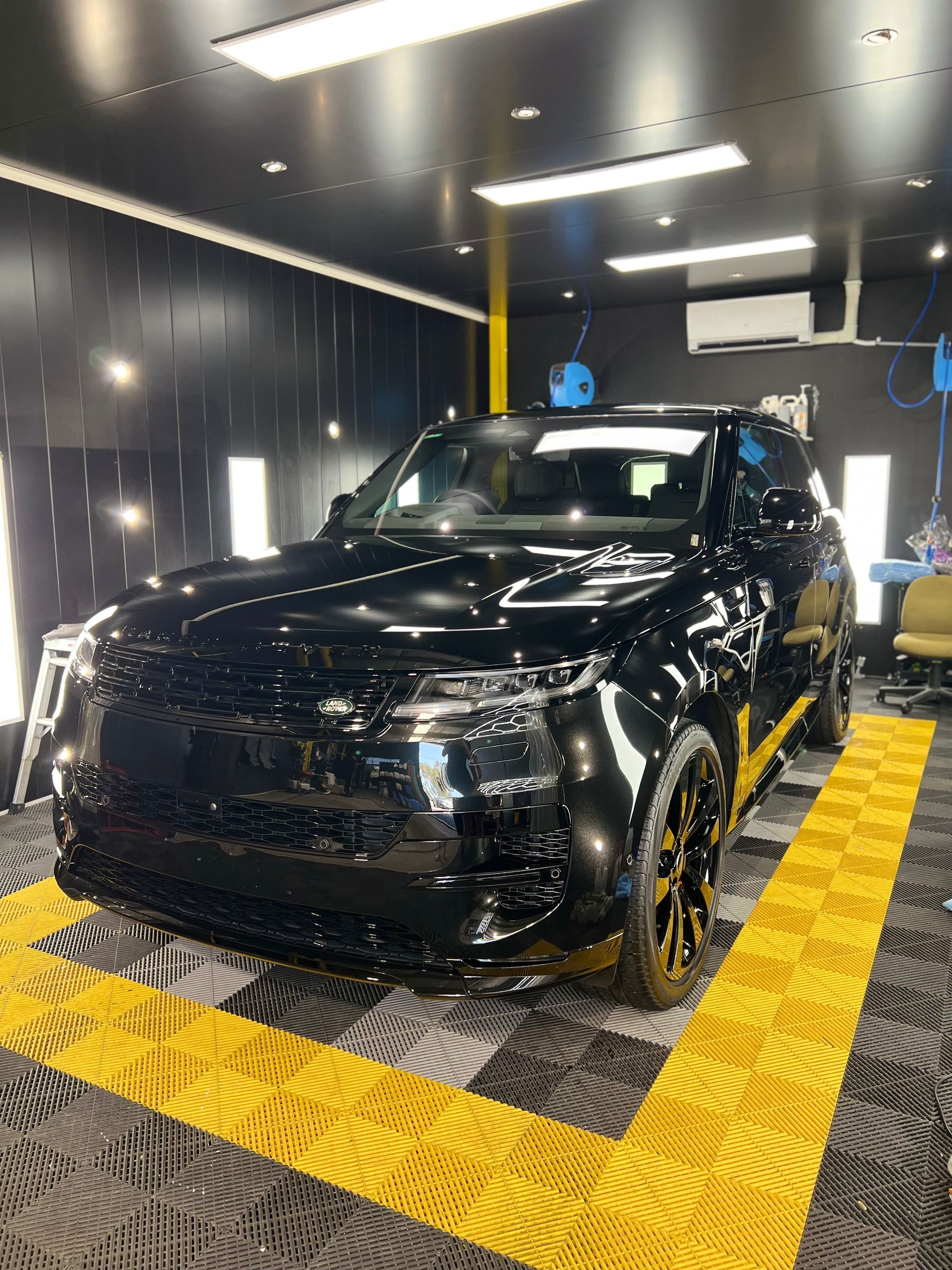 Interior of a White Mercedes-benz Car With Black Seats and Dashboard — Clarence Valley Detailing In Woolgoolga, NSW