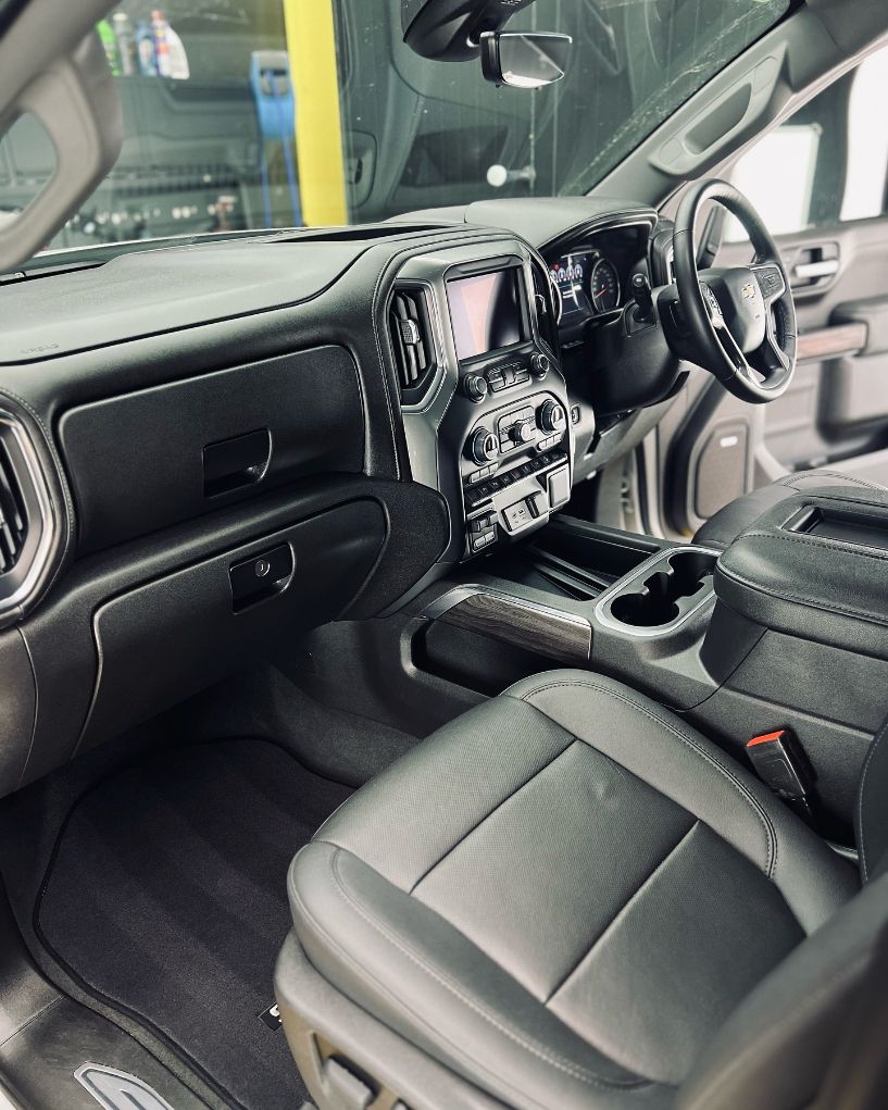 A Close Up of the Interior of a Chevrolet Truck — Clarence Valley Detailing In Yamba, NSW
