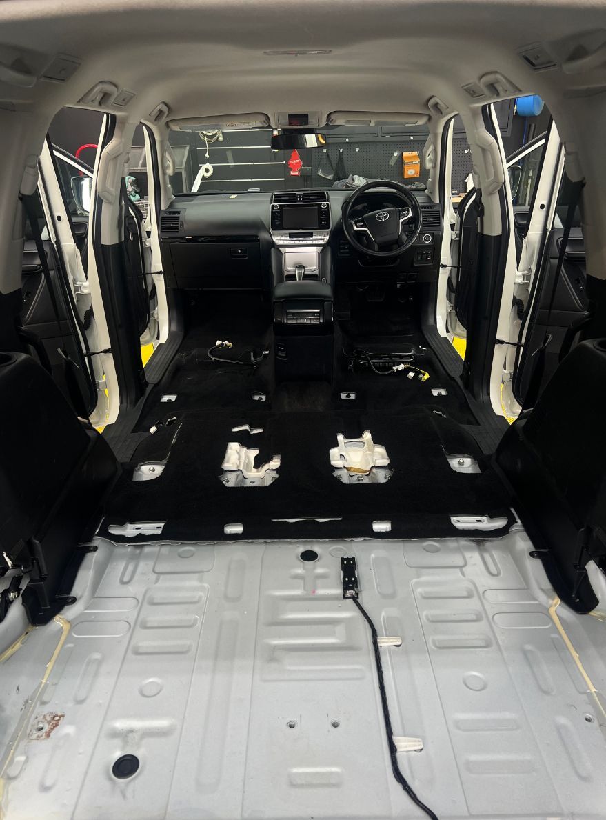 The Inside of a Car With the Trunk Open and the Seats Removed — Clarence Valley Detailing In Yamba, NSW