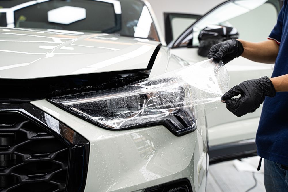 A Large White Yacht is Docked at a Marina — Clarence Valley Detailing In Yamba, NSW