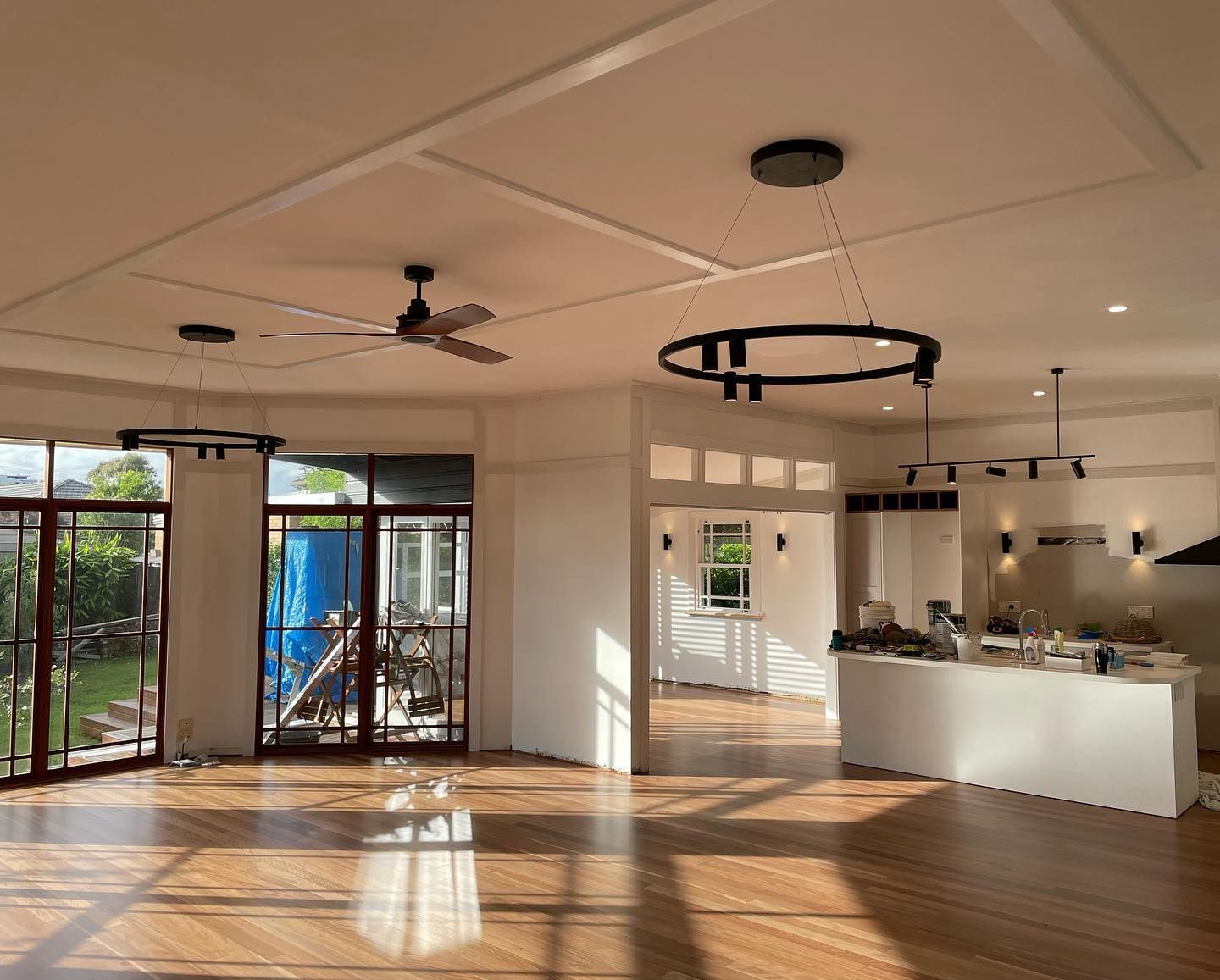 A Living Room With Nice Lighting And A Skylight — Luke Jones Electrical In Bellambi, NSW