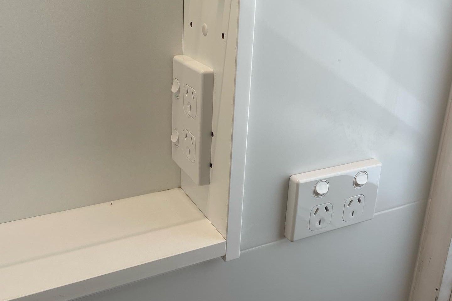 An Electrical Socket On The Wall