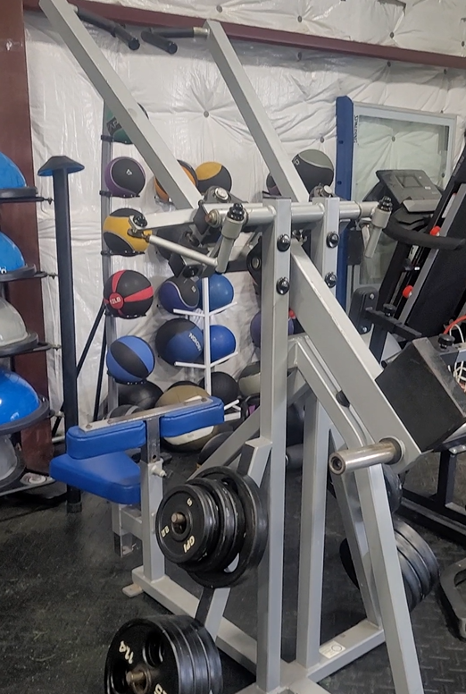 A gym with a lot of equipment and balls on the wall - Odenton , MD - Fitness Forever