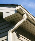 House with Gutter and Downspout — Aluminum Gutters in West Warwick, RI