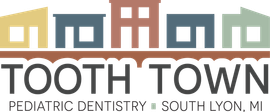 Tooth Town Pediatric Dentistry logo: South Lyon, Michigan