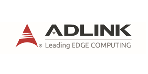 ADLINK Technologies logo: Red triangle with lines,