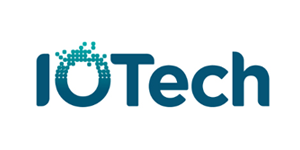 IOTech logo in teal. The