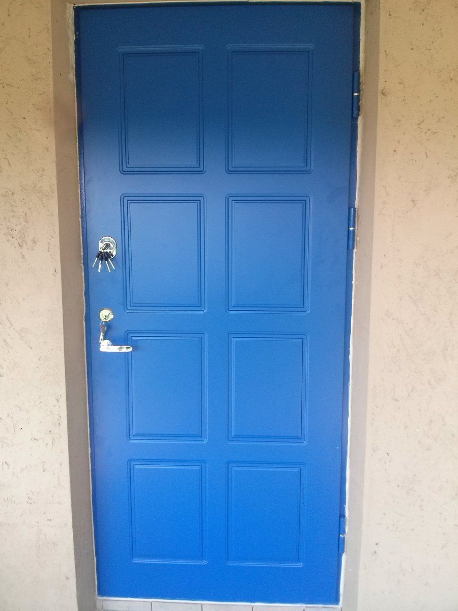 Lauko, šarvo, plastikinės durys