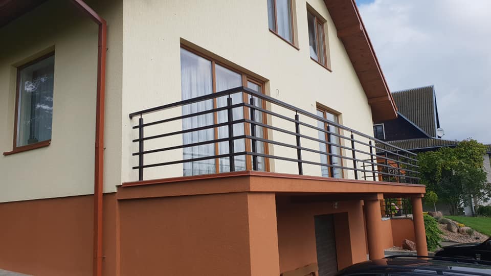 Prancūziški balkonų turėklai