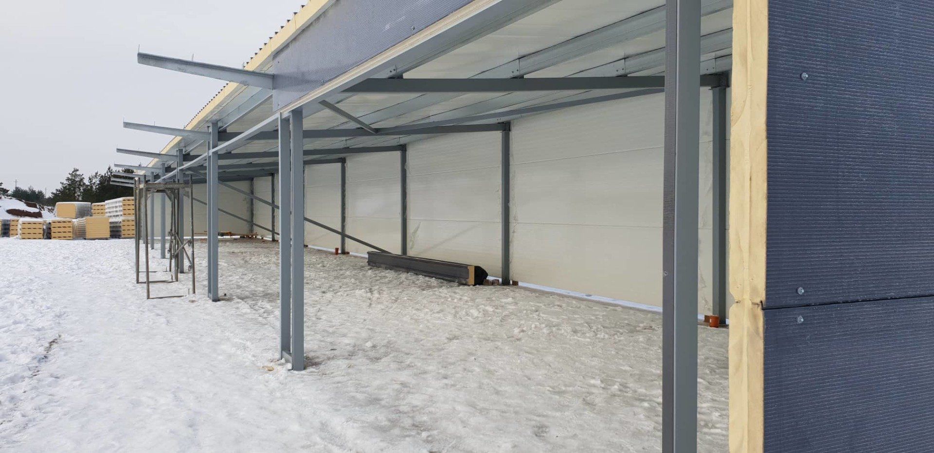 Moduliniai lengvos konstrukcijos pastatai