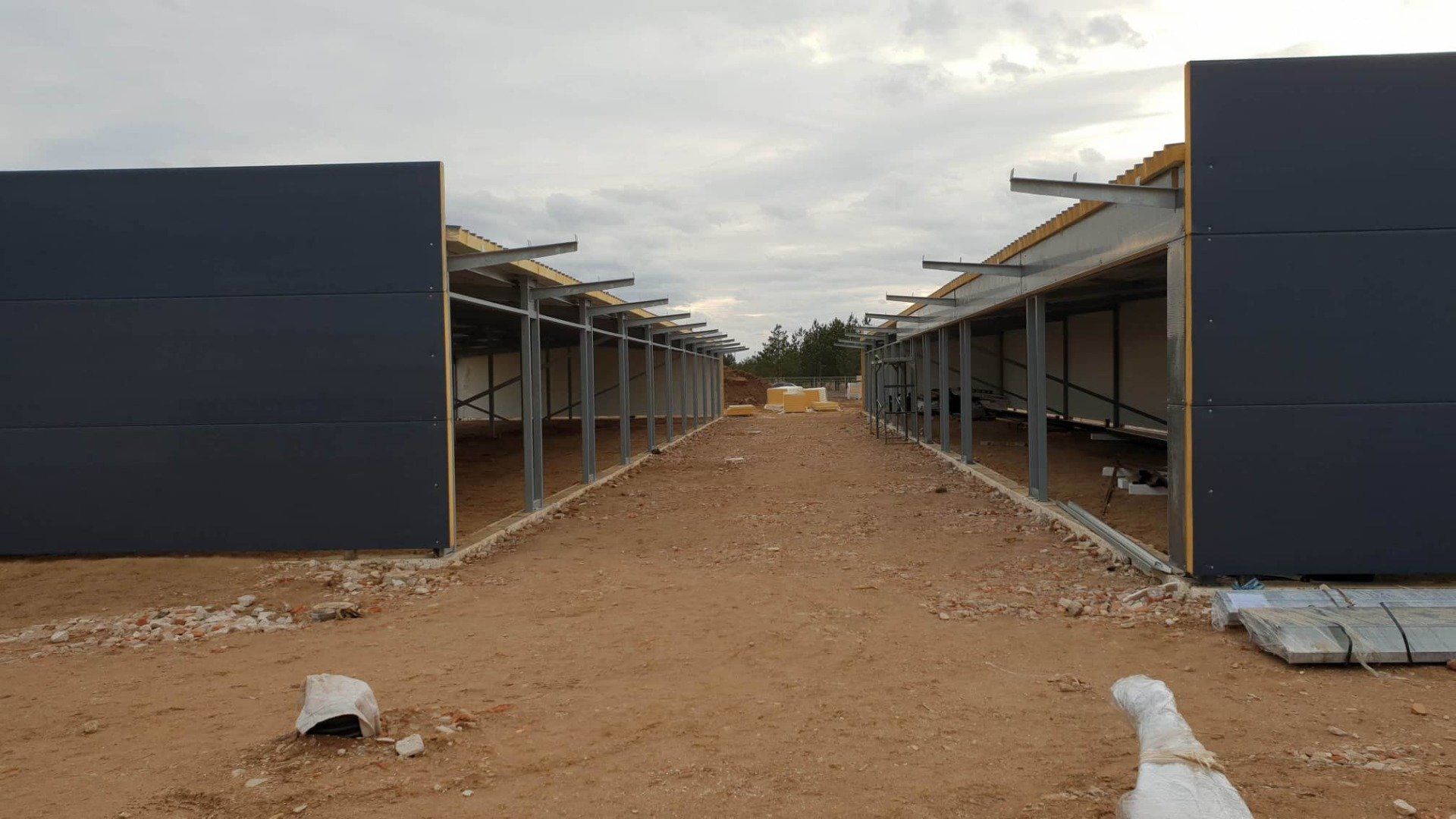 Moduliniai lengvos konstrukcijos pastatai