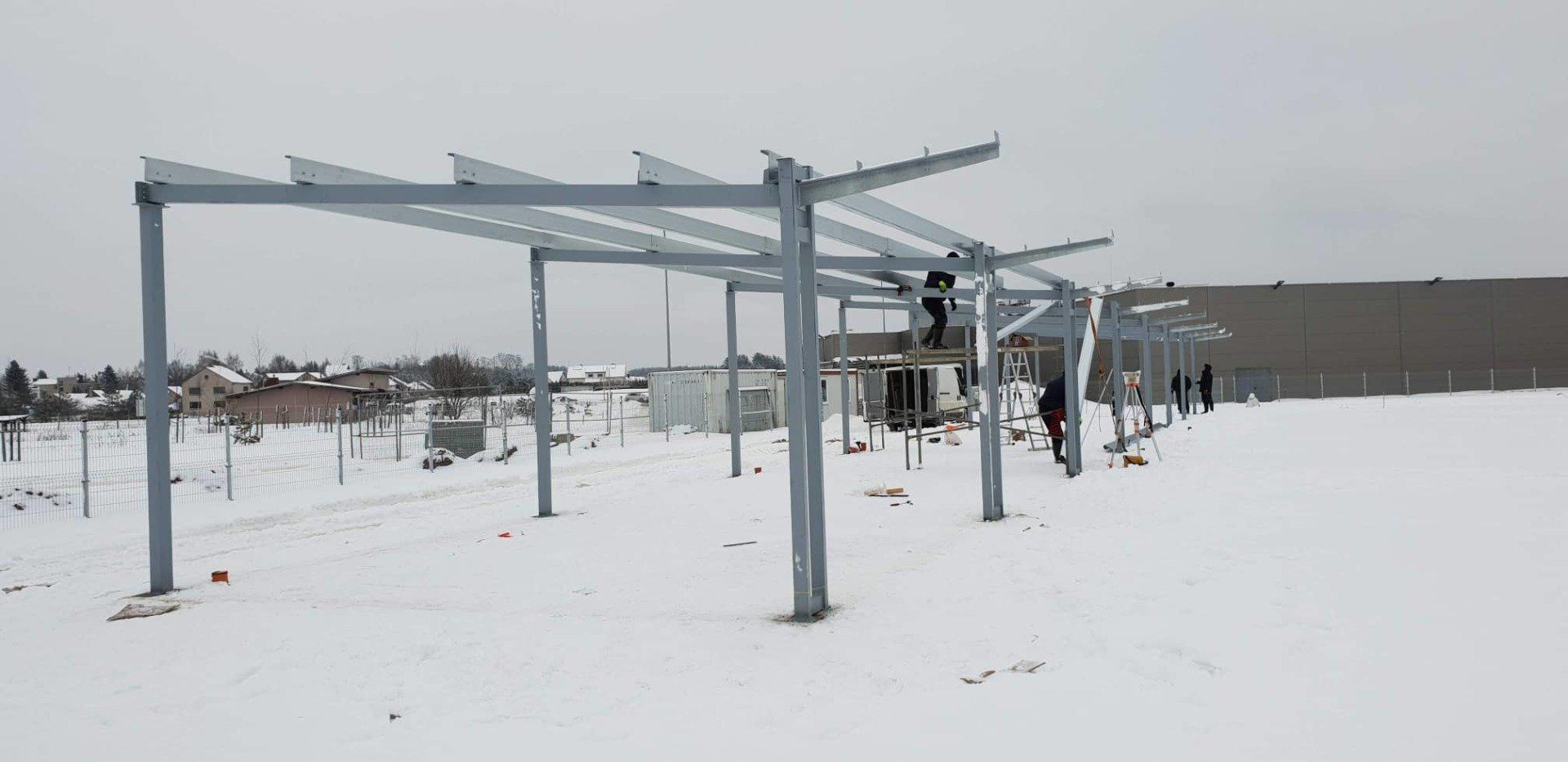 Moduliniai lengvos konstrukcijos pastatai