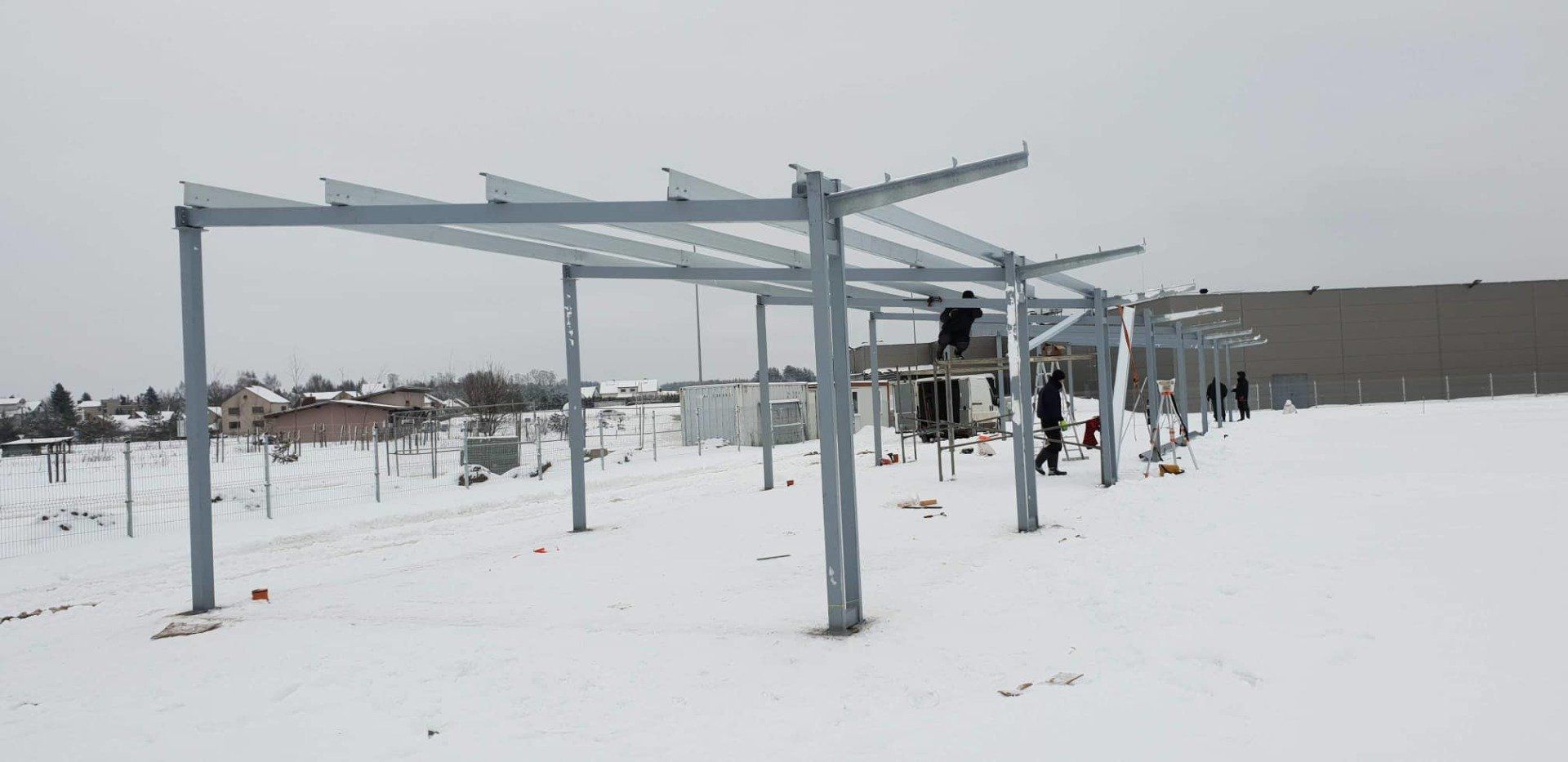 Moduliniai lengvos konstrukcijos pastatai