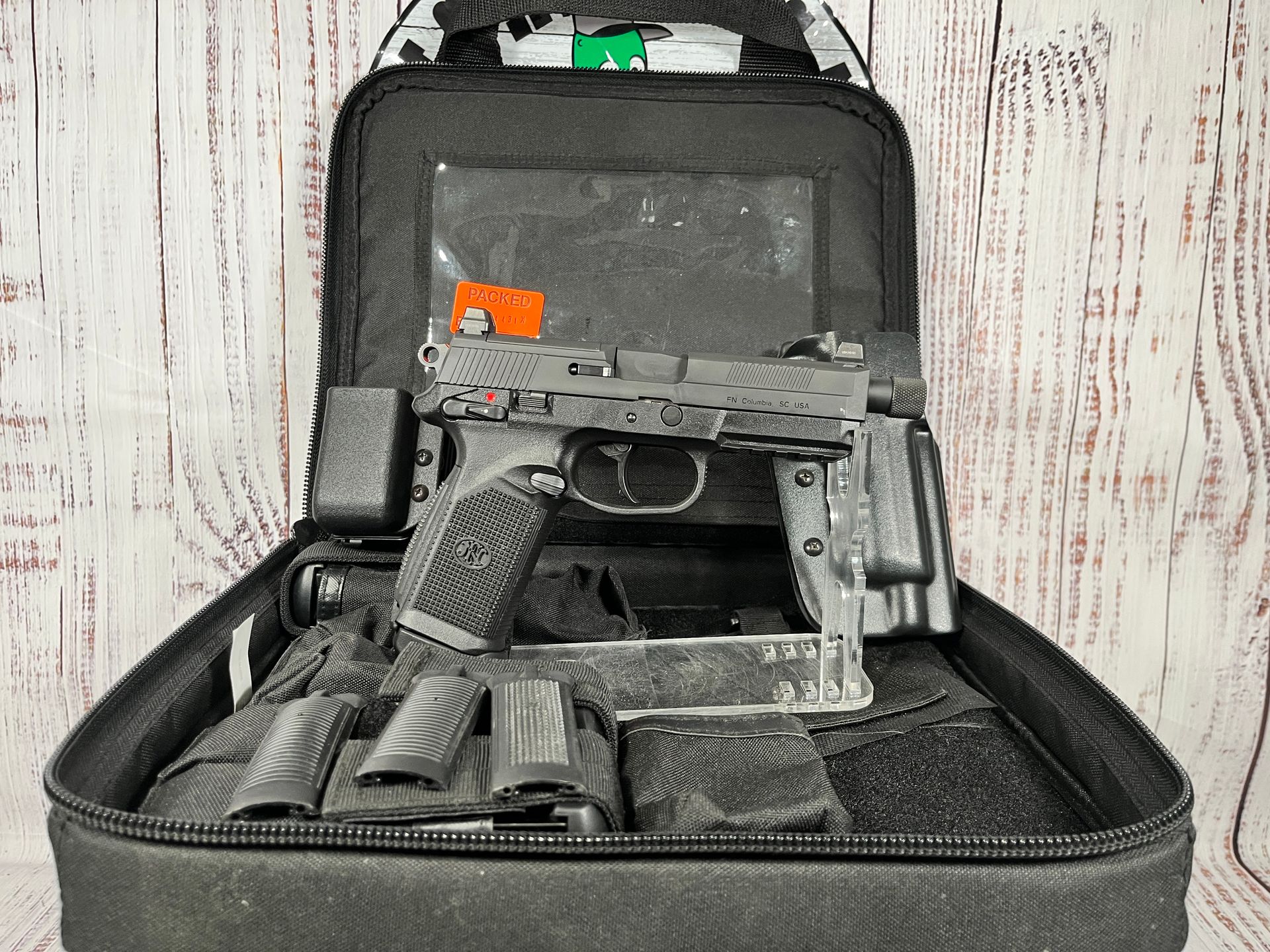 FN FNX-45 Tactical .45ACP w/ Original Case +Holster & 4 Total Magazines