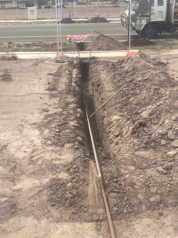 pipe in ground