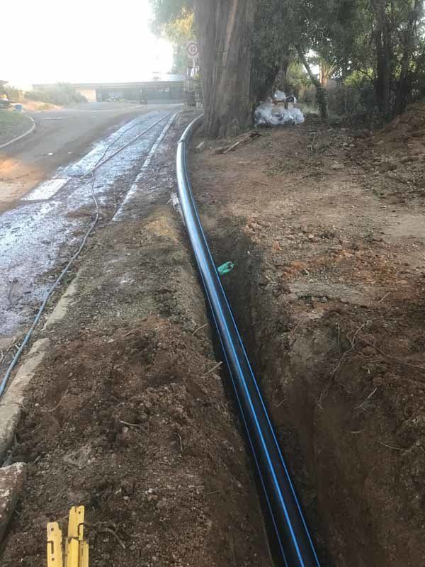 pipe in ground