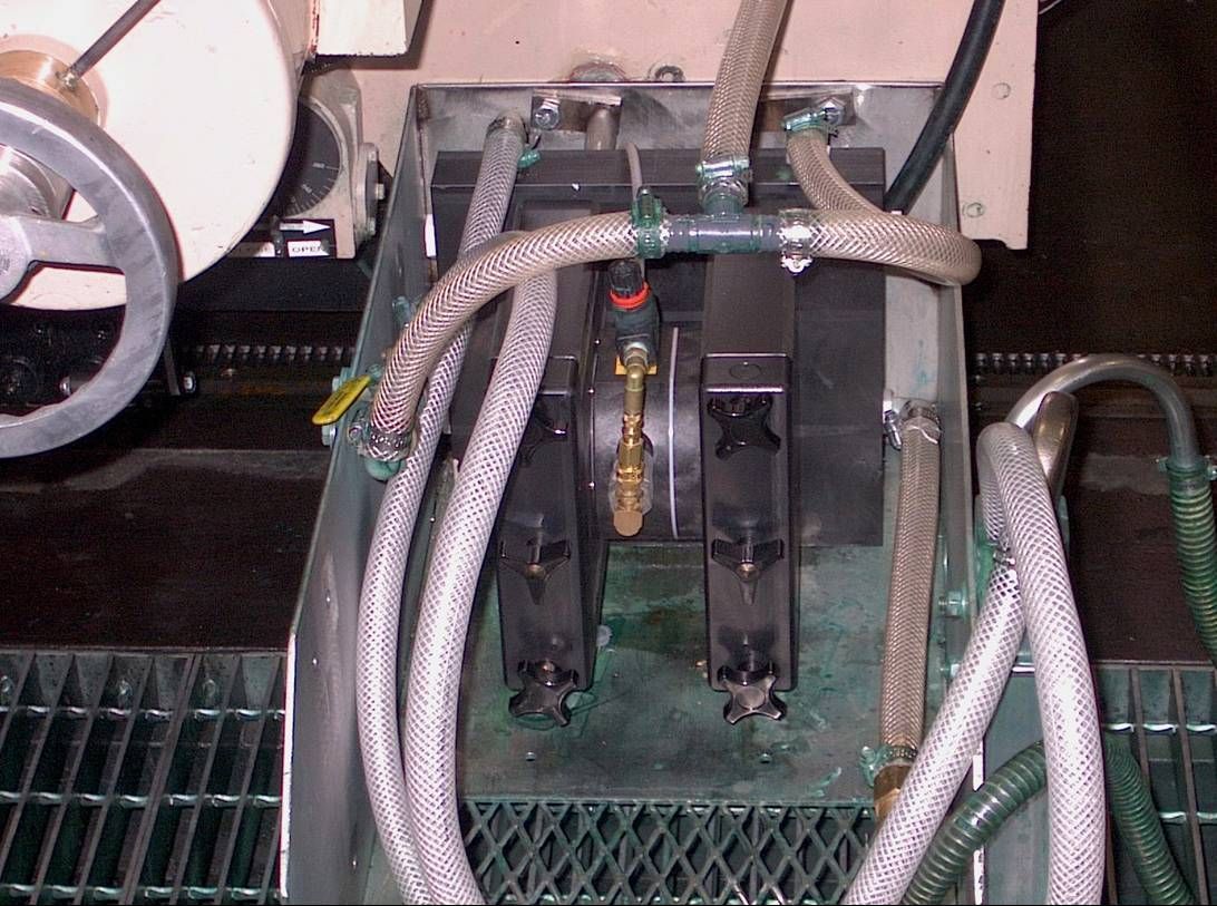 Installed Quick Change
single air pump system