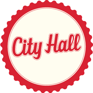 City Hall Cafe & Pie Bar logo.