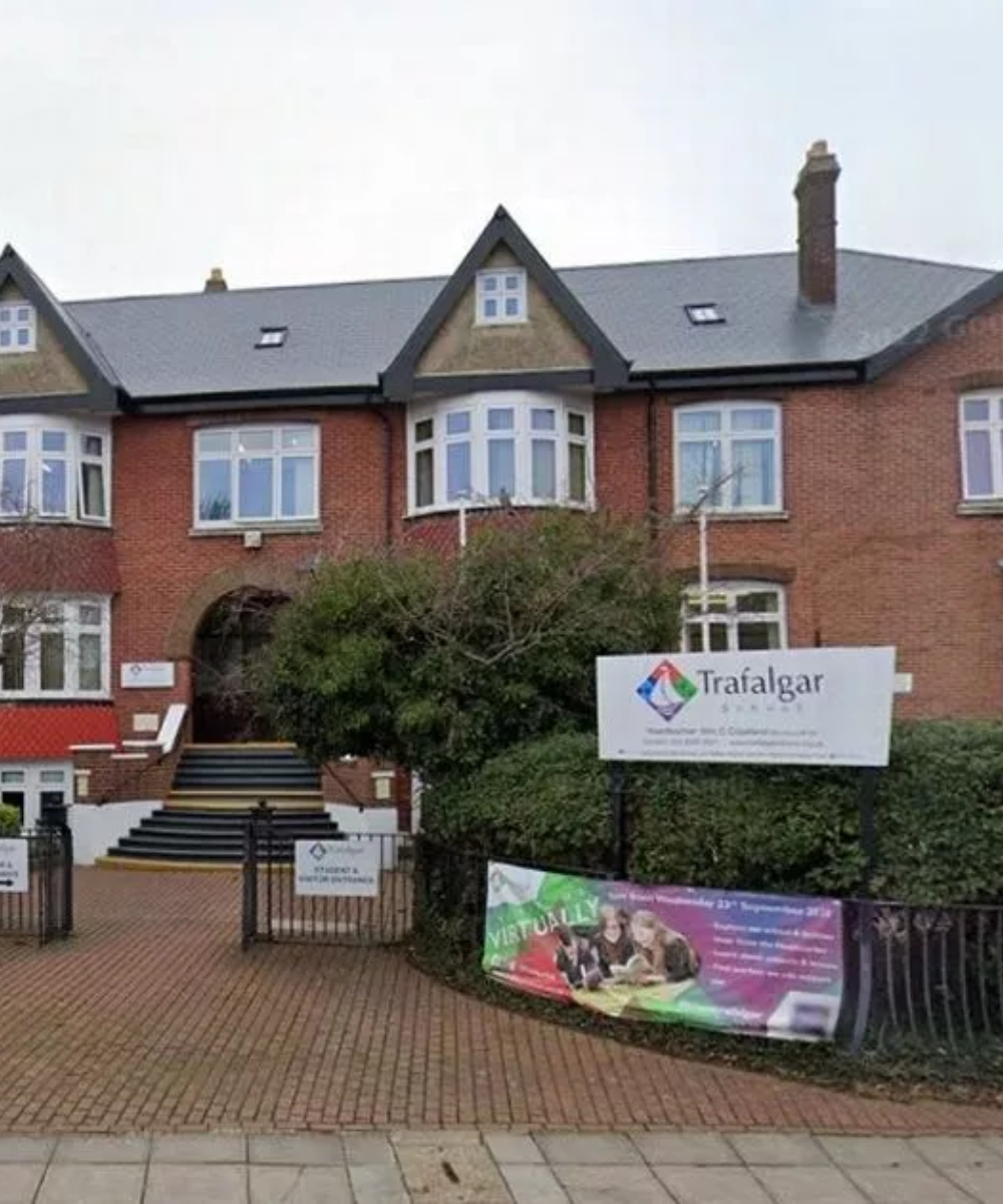 Red brick building with