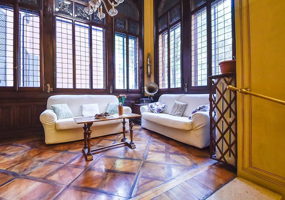 Casa di riposo con salone