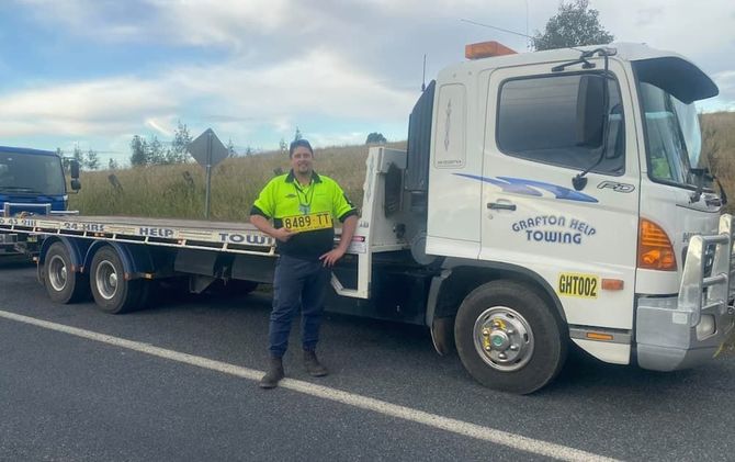 Man Standing In Front Of A Truck -  Tow Truck in Grafton, NSW