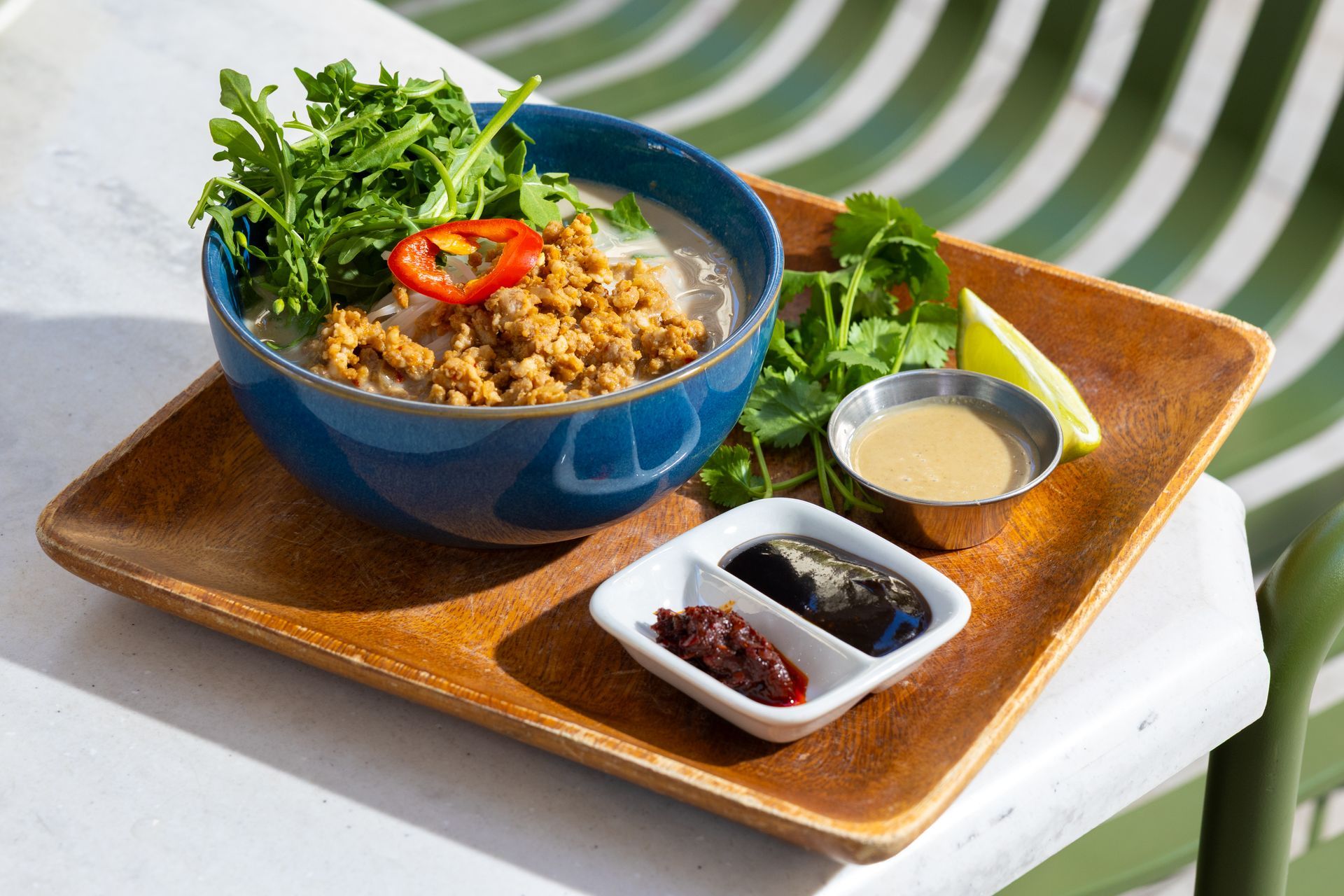Cold Tan Tan Pho Noodle with Spicy Ground Pork-Heavenly Island Lifestyle