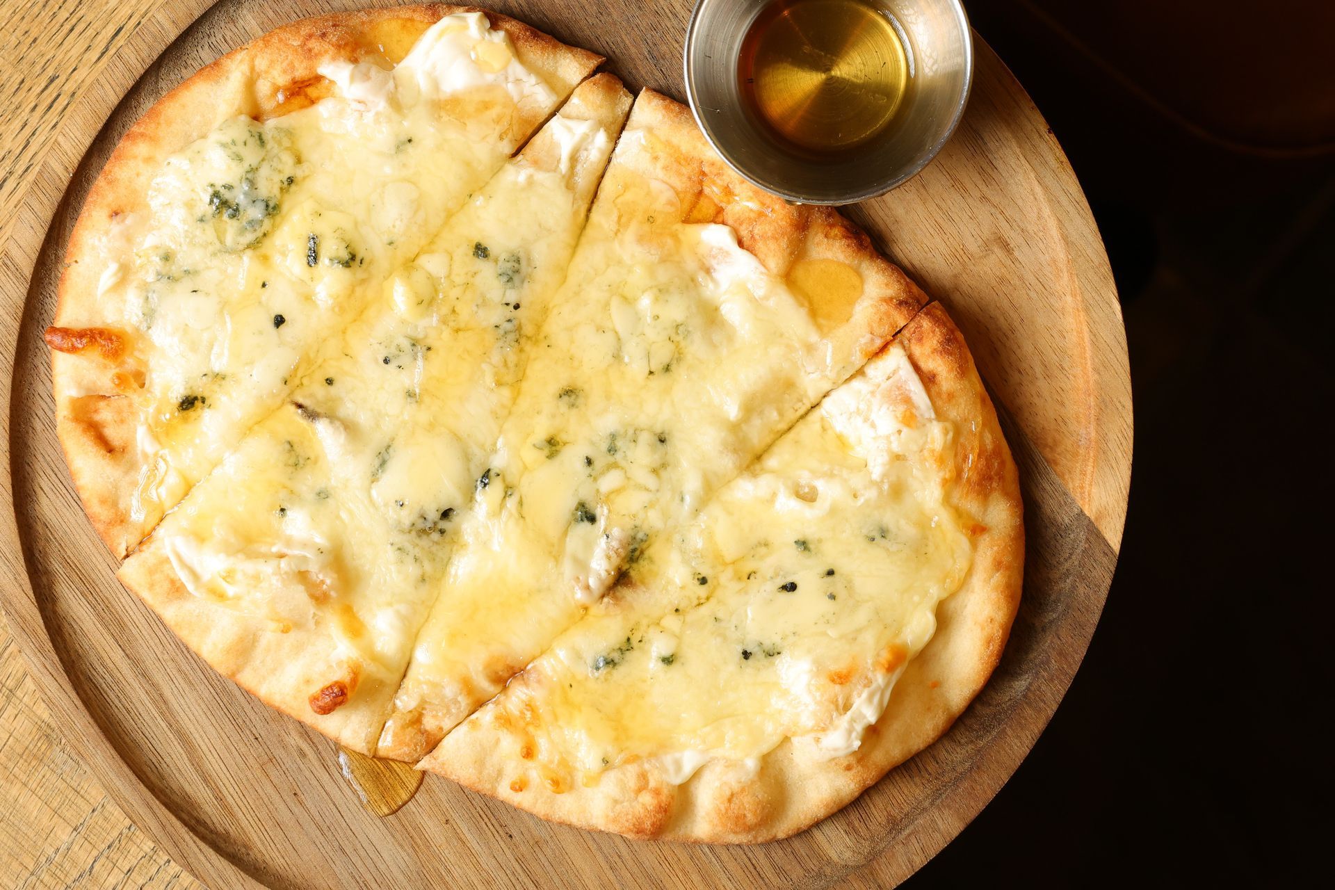 Flat Bread Pizza - Four Cheese