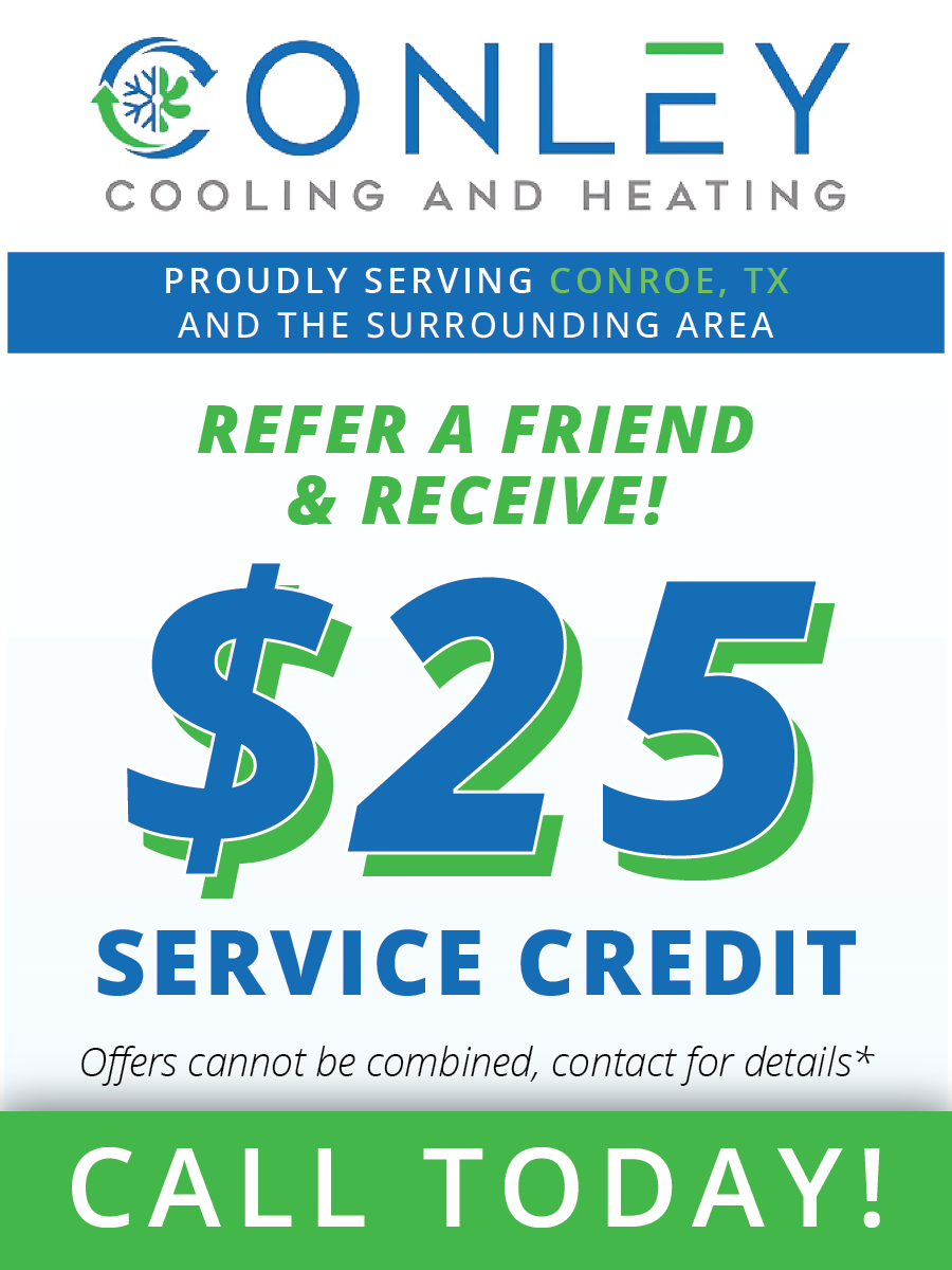 Conley cooling and heating proudly serving conrod tx and the surrounding area