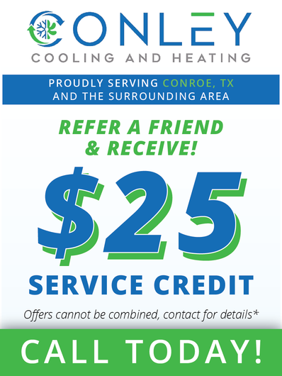 Conley cooling and heating proudly serving conrod tx and the surrounding area
