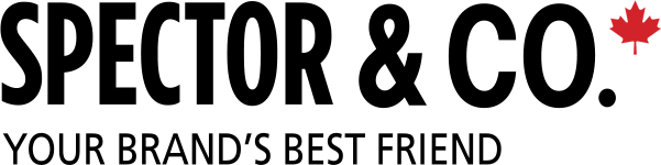 The logo for spector & co. says your brand 's best friend